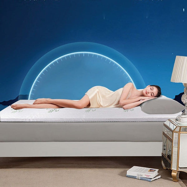 6cm Memory Foam Mattress Topper with Bamboo Cover - King Does Not Apply