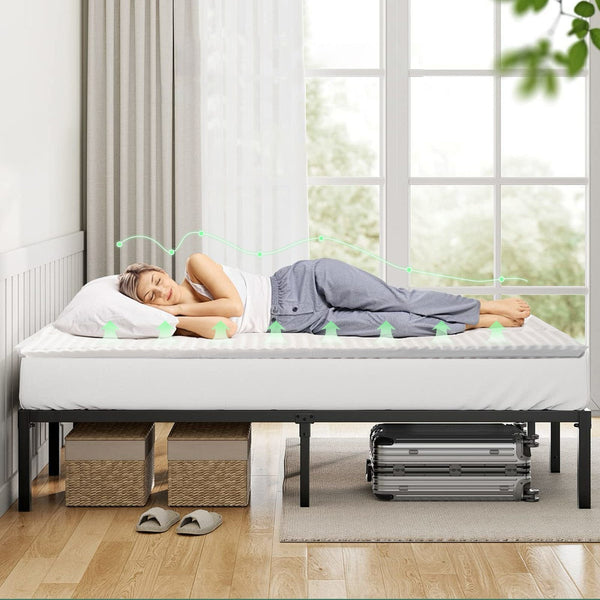 8cm Memory Foam Mattress Topper with Bamboo Cover - King Does Not Apply