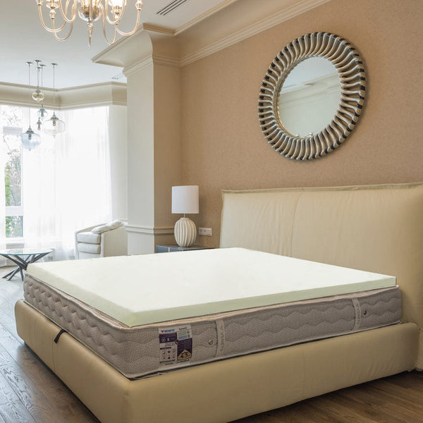 8cm Memory Foam Mattress Topper with Bamboo Cover - King Does Not Apply