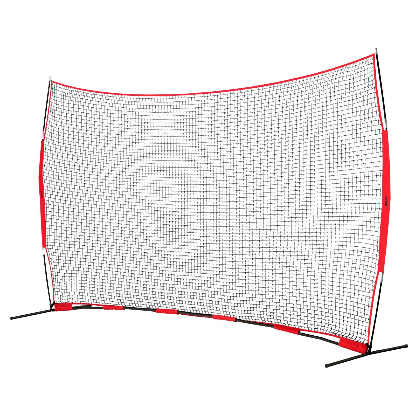 Barricade Backstop Net, 16x10 ft Ball Sports Barrier Netting, Portable Practice Equipment with Carry Bag, Protection Screen for Baseball Softball Lacrosse Soccer Hockey Training, for Backyard Unique