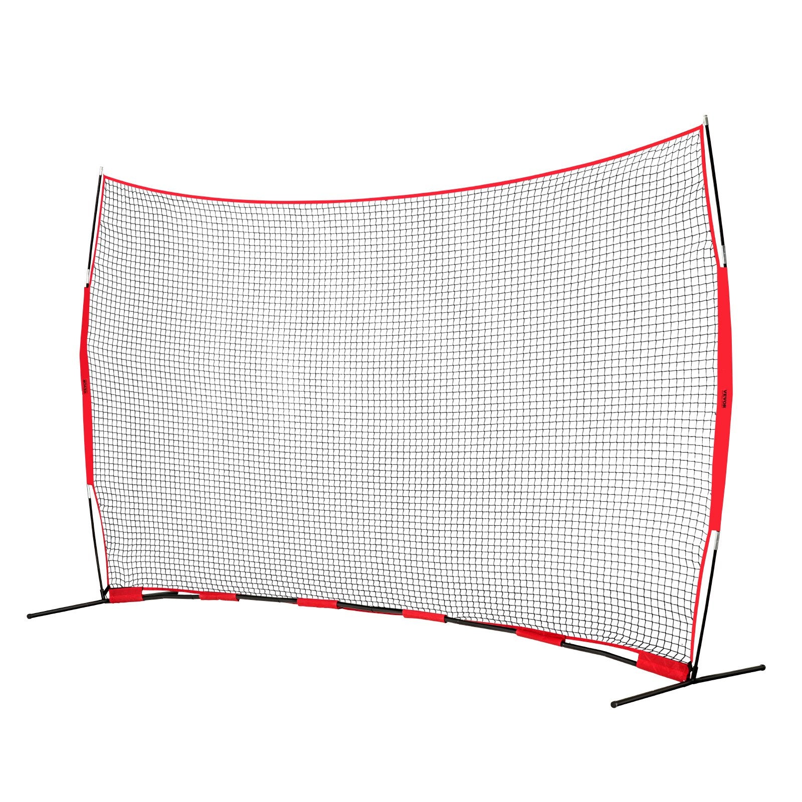 Barricade Backstop Net, 16x10 ft Ball Sports Barrier Netting, Portable Practice Equipment with Carry Bag, Protection Screen for Baseball Softball Lacrosse Soccer Hockey Training, for Backyard Unique