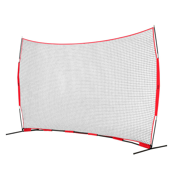 Barricade Backstop Net, 16x10 ft Ball Sports Barrier Netting, Portable Practice Equipment with Carry Bag, Protection Screen for Baseball Softball Lacrosse Soccer Hockey Training, for Backyard Unique