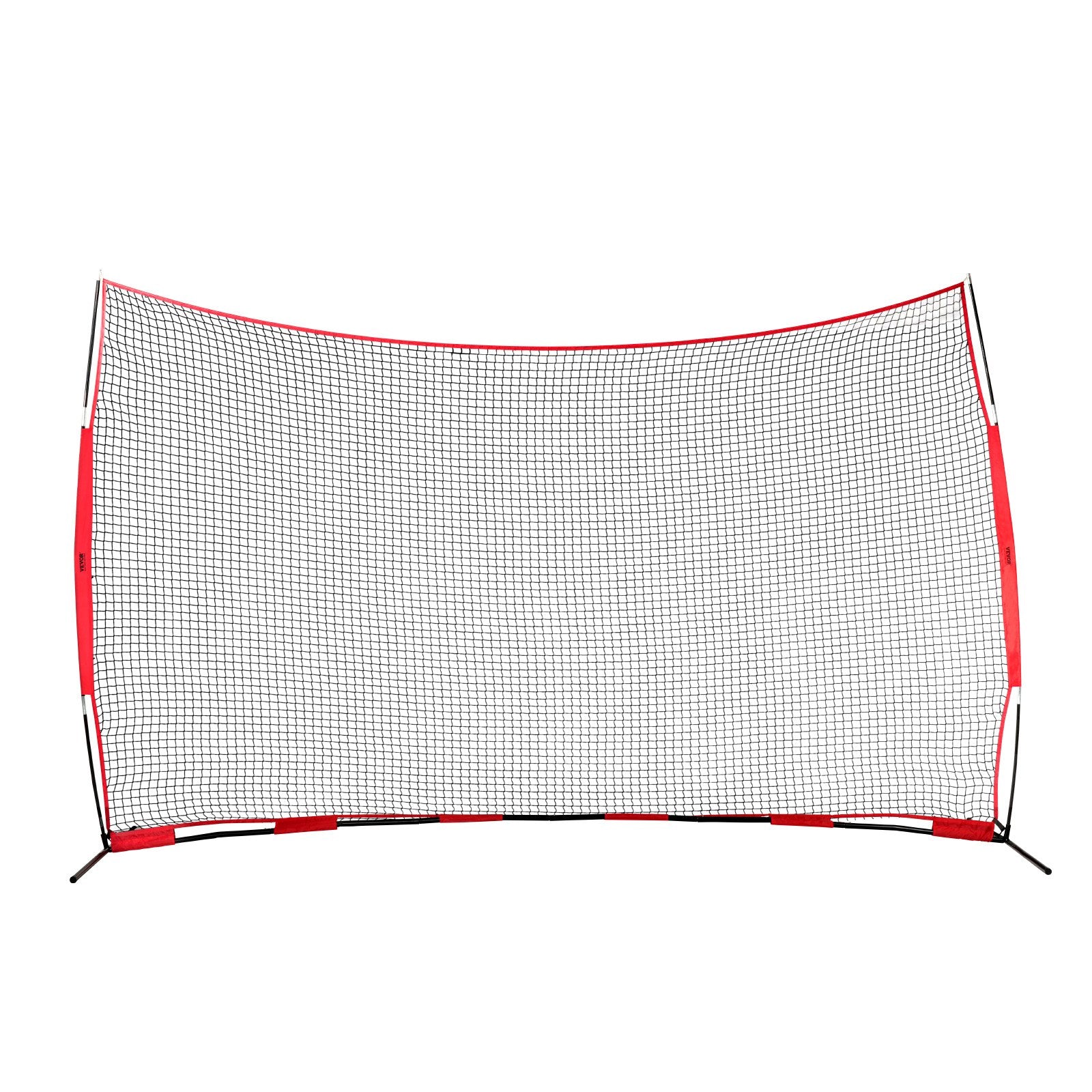 Barricade Backstop Net, 16x10 ft Ball Sports Barrier Netting, Portable Practice Equipment with Carry Bag, Protection Screen for Baseball Softball Lacrosse Soccer Hockey Training, for Backyard Unique