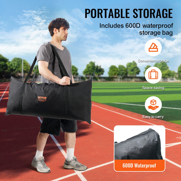 Barricade Backstop Net, 20x10 ft Ball Sports Barrier Netting, Portable Practice Equipment with Carry Bag, Protection Screen for Baseball Softball Lacrosse Soccer Hockey Training, for Backyard Unique