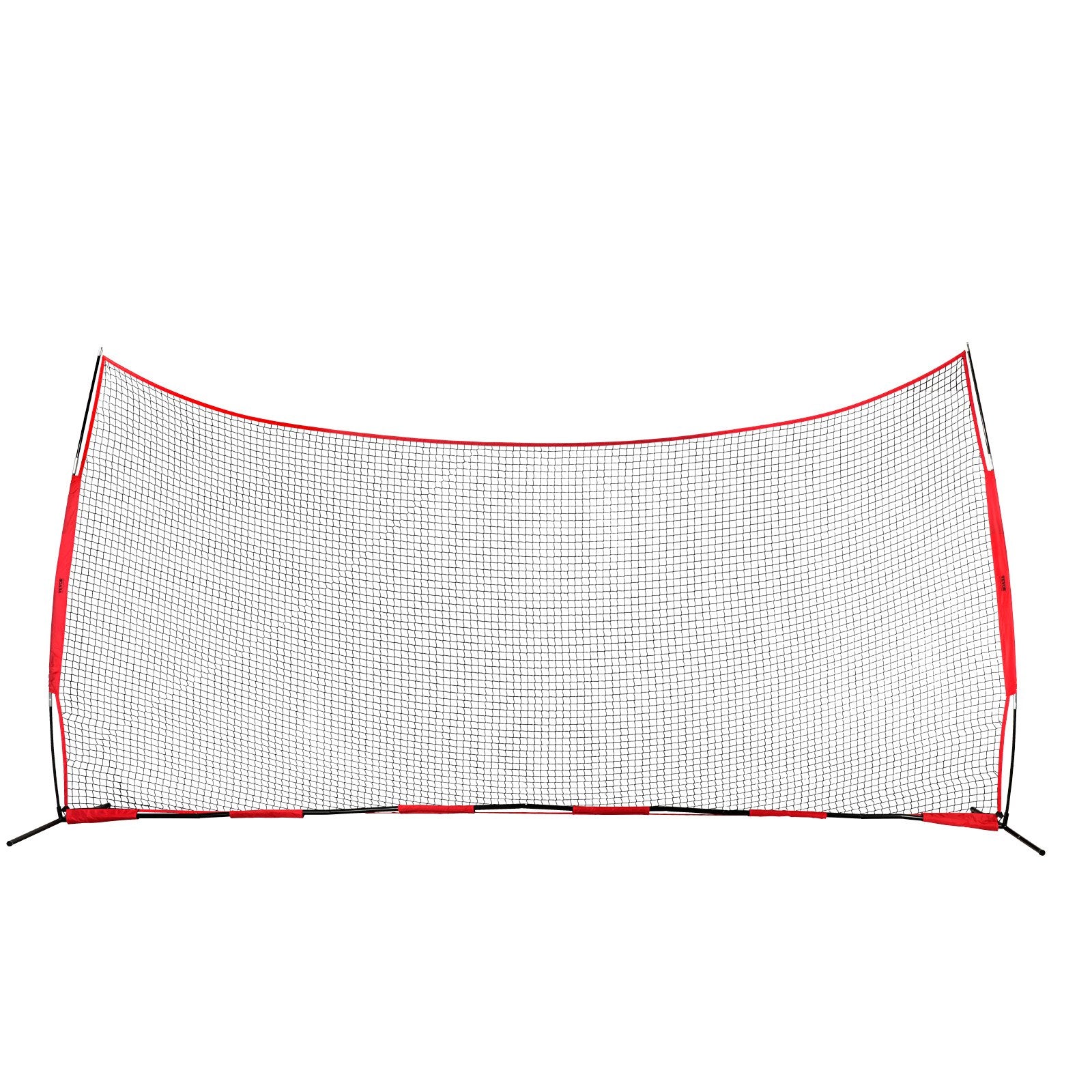 Barricade Backstop Net, 20x10 ft Ball Sports Barrier Netting, Portable Practice Equipment with Carry Bag, Protection Screen for Baseball Softball Lacrosse Soccer Hockey Training, for Backyard