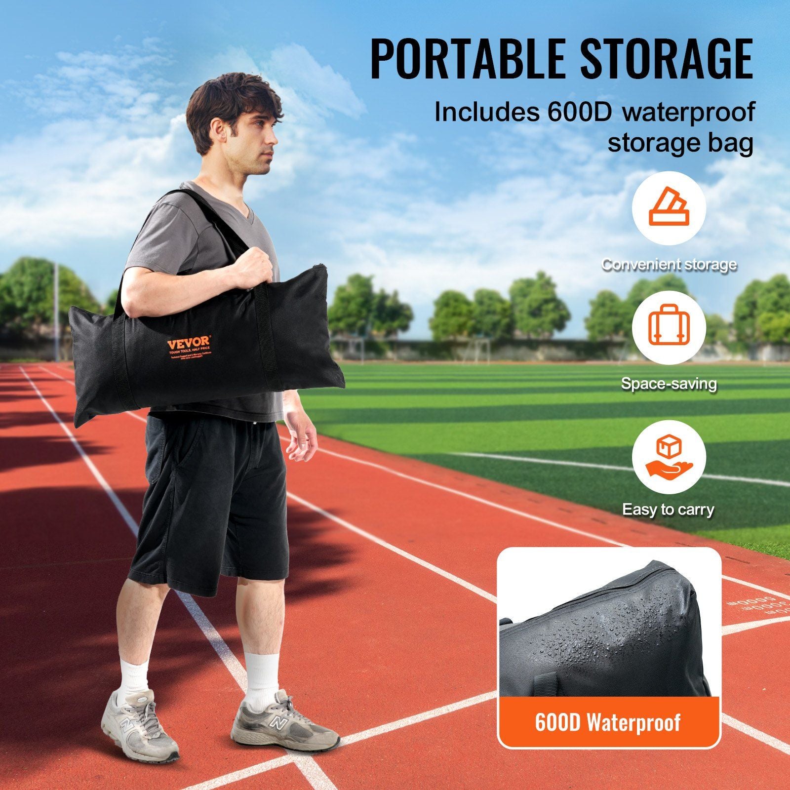 Barricade Backstop Net, 7x7 ft Ball Sports Barrier Netting, Portable Practice Equipment with Carry Bag, Protection Screen for Baseball Softball Lacrosse Soccer Hockey Training, for Backyard Unique