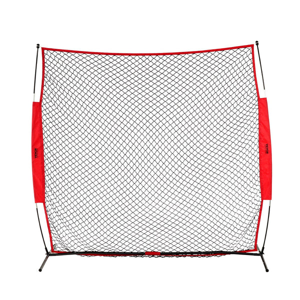 Barricade Backstop Net, 7x7 ft Ball Sports Barrier Netting, Portable Practice Equipment with Carry Bag, Protection Screen for Baseball Softball Lacrosse Soccer Hockey Training, for Backyard Unique