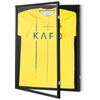 Jersey Display Frame Case, 590 x 790 x 40 mm, Large Lockable Sport Jersey Shadow Box with 98% UV Protection PC Glass and Hangers, for Baseball Basketball Football Hockey Shirt and Uniform