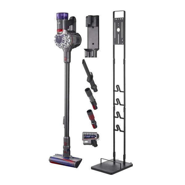 Vacuum Stand, Compatible With Dyson V6 V7 V8 V10 V11 V15, Stable Vacuum Stand Holder with 4 Hooks for Dyson DC30 DC31 DC34 DC35 DC58 DC59 DC62 D74 Cordless Upright Vacuum Cleaners & Accessories Awezingly