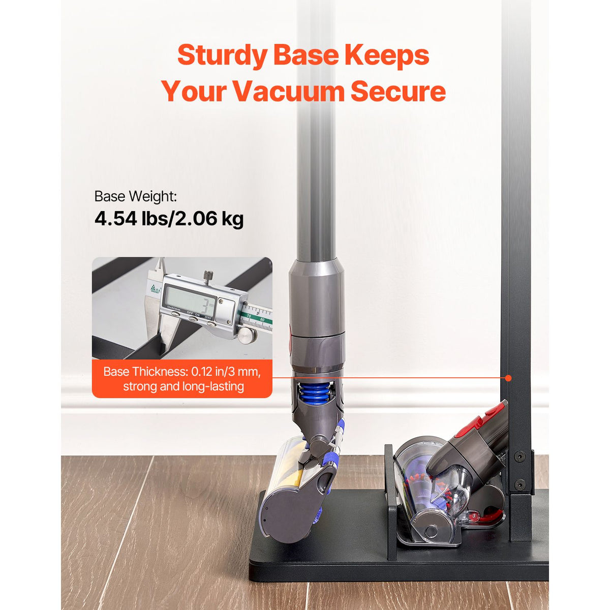 Vacuum Stand, Compatible With Dyson V6 V7 V8 V10 V11 V15, Stable Vacuum Stand Holder with Wheels for Dyson DC30 DC31 DC34 DC35 DC58 DC59 DC62 D74 Cordless Upright Vacuum Cleaners & Accessories Awezingly