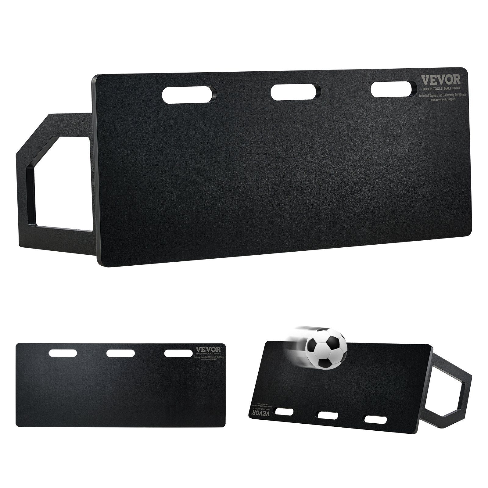 Soccer Rebounder Board, 100x40 cm Portable Soccer Wall with 2 Angles Rebound, Foldable HDPE Kickback Rebound Board, Soccer Training Equipment for Kids and Adults, Passing & Shooting Practice Unique