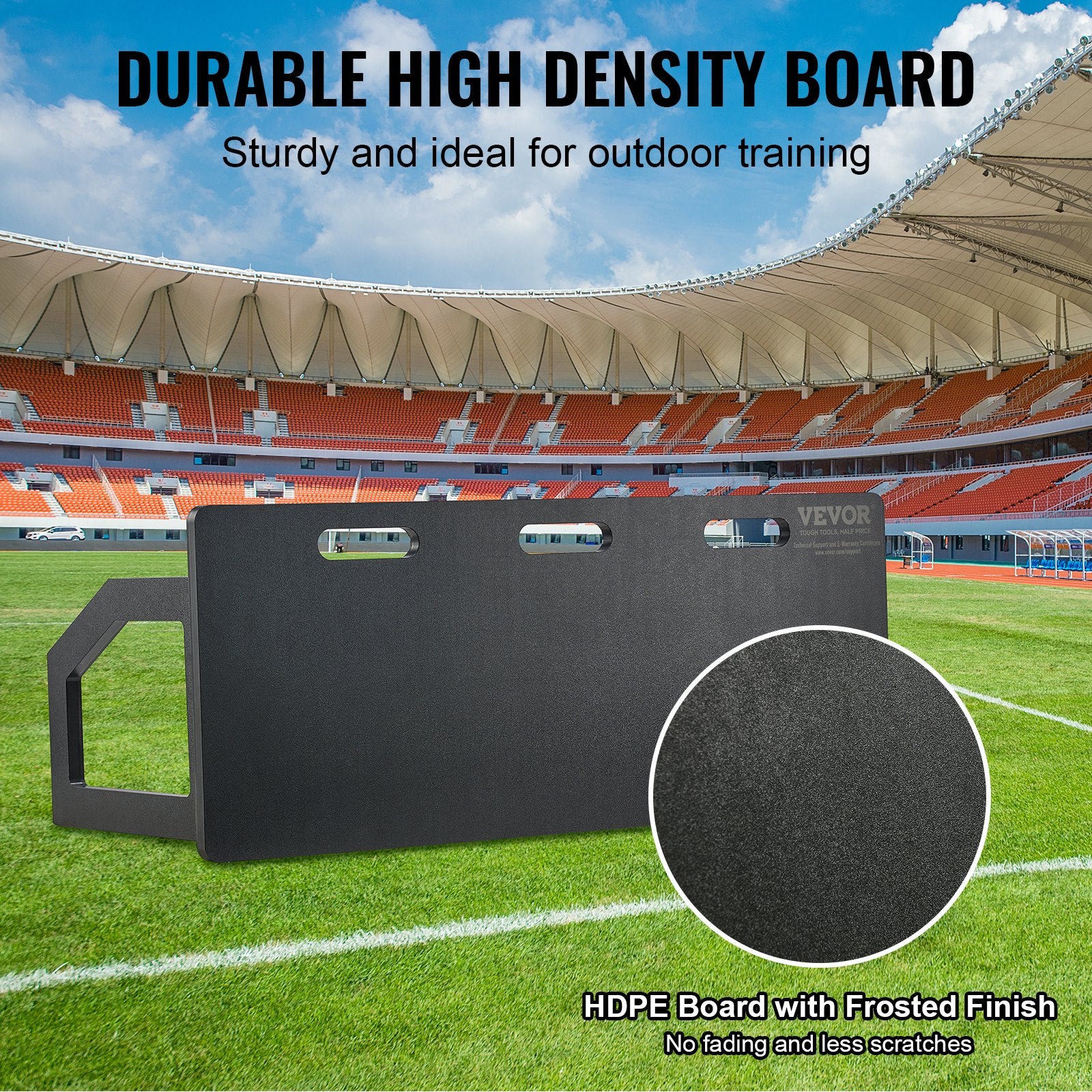 Soccer Rebounder Board, 100x40 cm Portable Soccer Wall with 2 Angles Rebound, Foldable HDPE Kickback Rebound Board, Soccer Training Equipment for Kids and Adults, Passing & Shooting Practice Unique