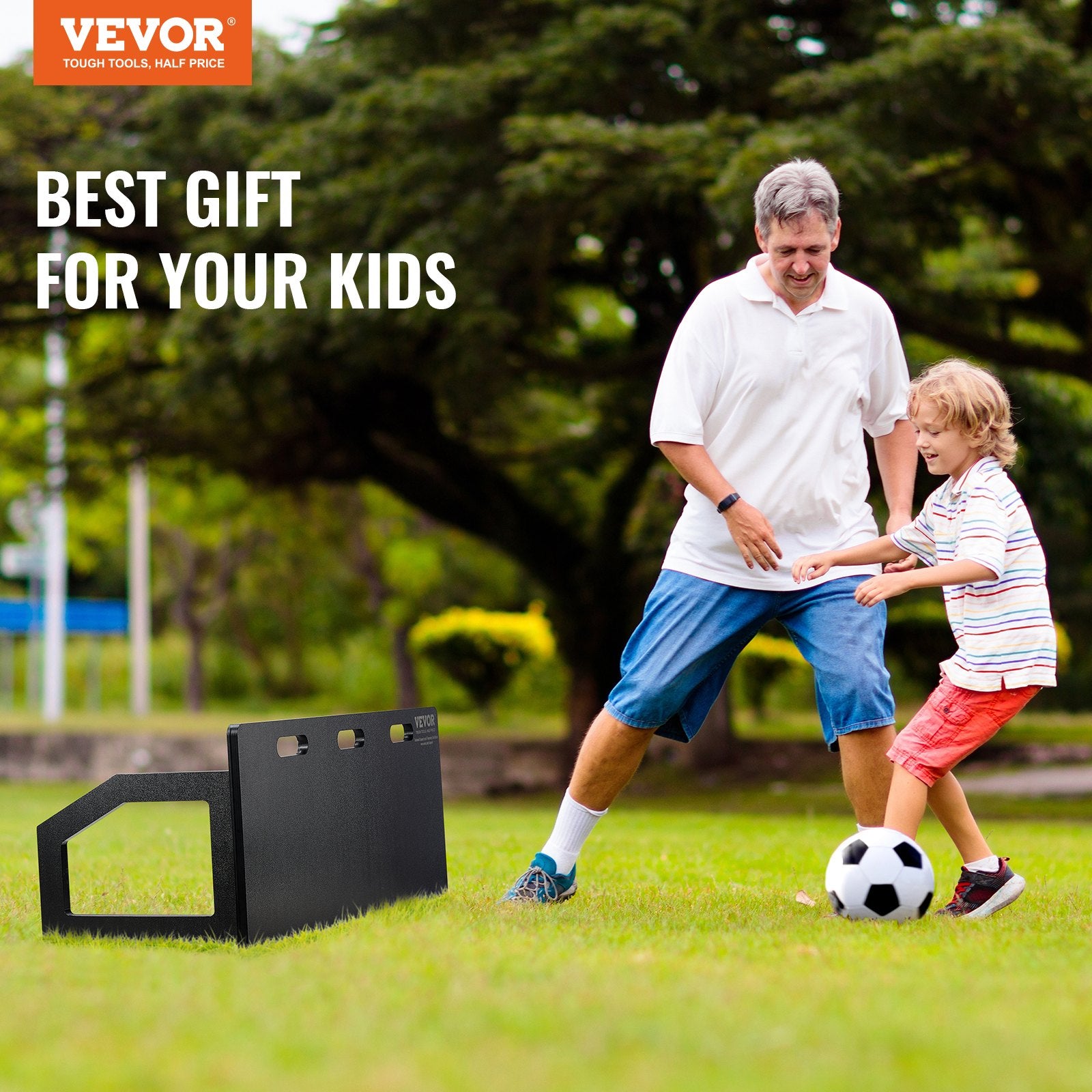 Soccer Rebounder Board, 100x40 cm Portable Soccer Wall with 2 Angles Rebound, Foldable HDPE Kickback Rebound Board, Soccer Training Equipment for Kids and Adults, Passing & Shooting Practice Unique