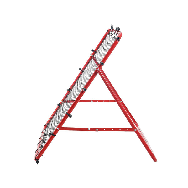 Soccer Rebounder Rebound Net, Kick-Back 100x100 cm, Portable Football Training Gifts, Fully Adjustable Angles Goal Net, Aids & Equipment for Kids Teens & All Ages, Easy Set Up & Perfect Storage Unique