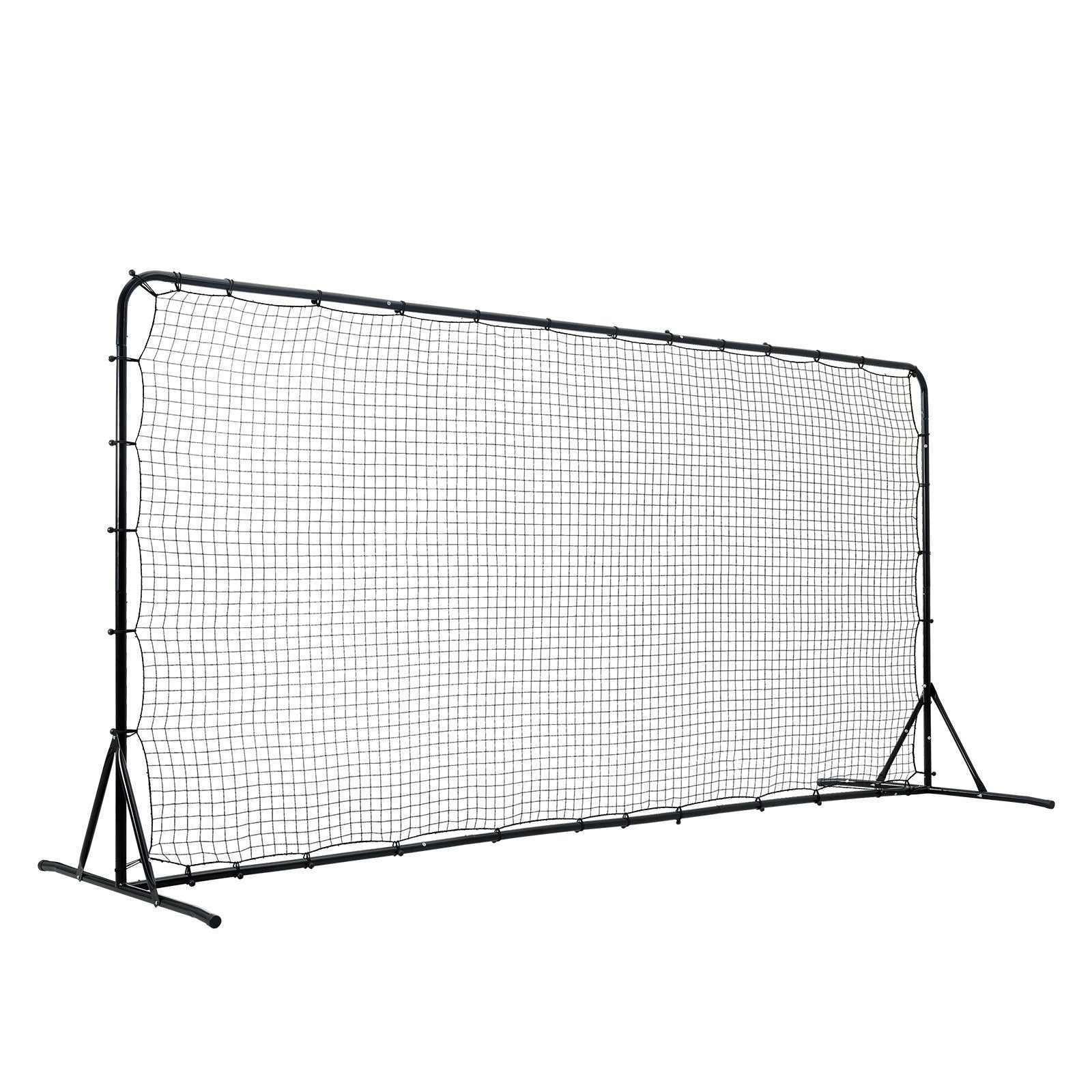 Soccer Rebounder Net, 12x6FT Iron Soccer Training Equipment, Sports Football Training Gift with Portable Bag, Volleyball Rebounder Wall Perfect for Backyard Practicing, Solo Training, Passing Unique