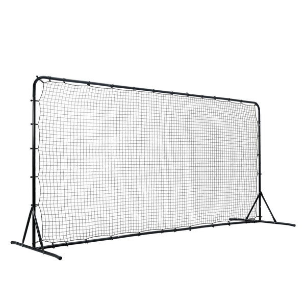 Soccer Rebounder Net, 12x6FT Iron Soccer Training Equipment, Sports Football Training Gift with Portable Bag, Volleyball Rebounder Wall Perfect for Backyard Practicing, Solo Training, Passing Unique
