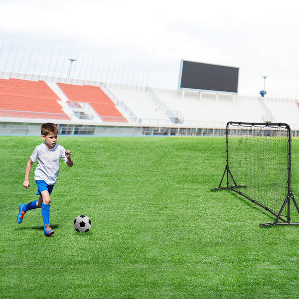 6x4FT Soccer Rebound Trainer Soccer Training Equipment Double-Sided Net Unique