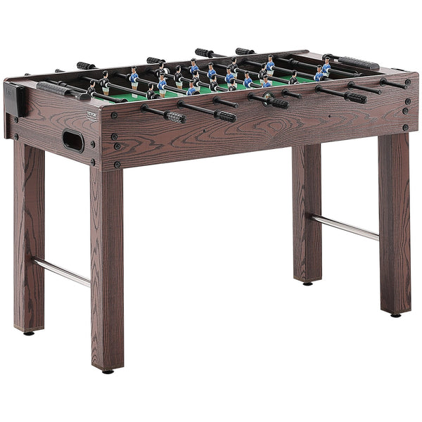 Foosball Table, 48 inch Standard Size Foosball Table, Indoor Full Size Foosball Table for Home, Family, and Game Room, Soccer with Foosball Table Set, Includes 2 Balls and 2 Cup Holders Unique