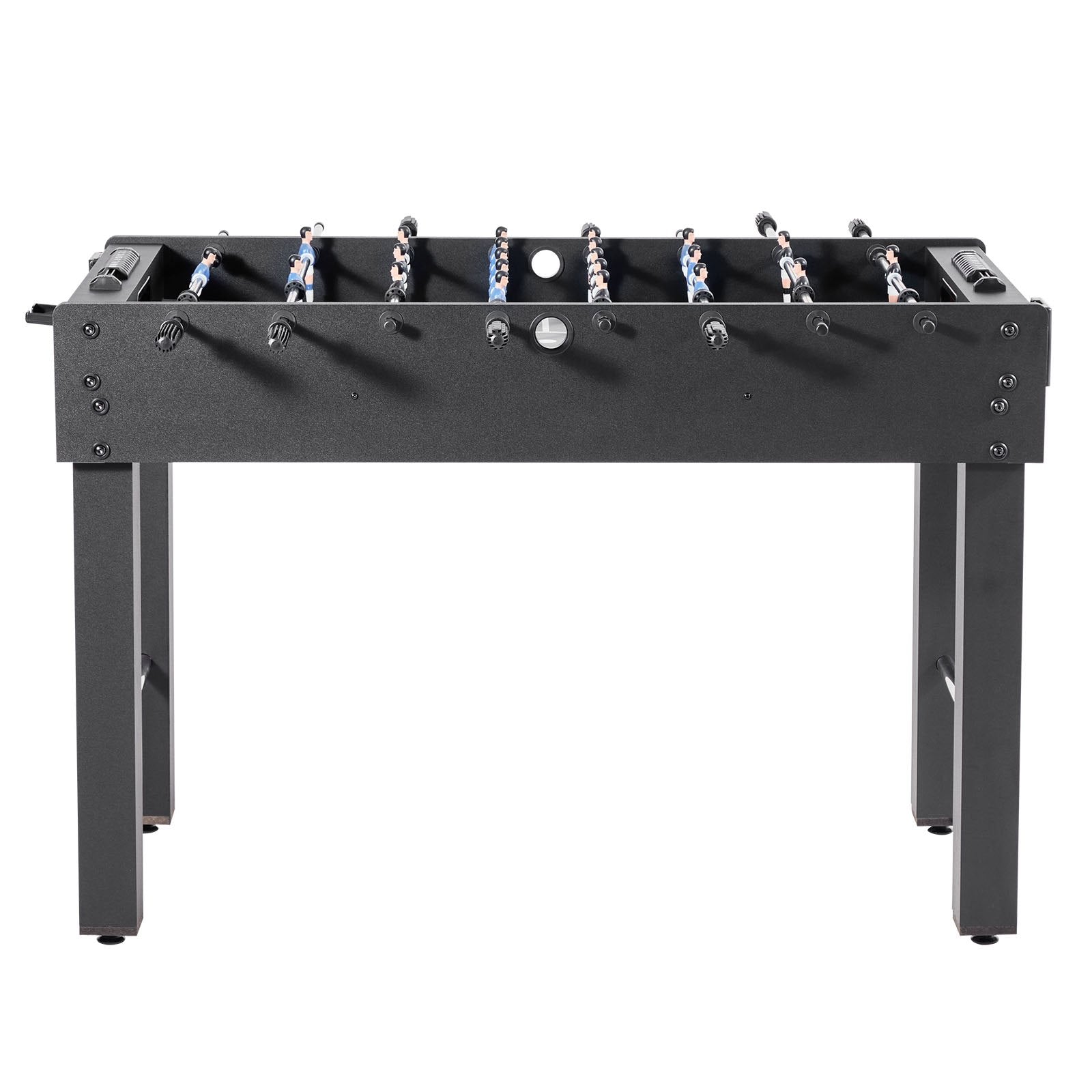 Foosball Table, 121 cm Standard Size Table, Indoor Full Size Foosball Tables for Home, Family, and Game Room, Durable Soccer Set, Includes 2 Balls, Score Keeper, and 2 Cup Holders Unique