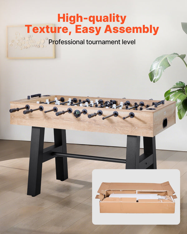 140 cm Foosball Soccer Game Table Standard Size Foosball Table for Home Unique