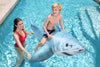 Bestway 1.83m x 1.02m Realistic Shark Pool Float Inflatable Rubber Ride on for Kids