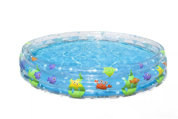 Bestway 1.83m x H33cm Deep Dive 3-Ring Inflatable Play Pool Bestway