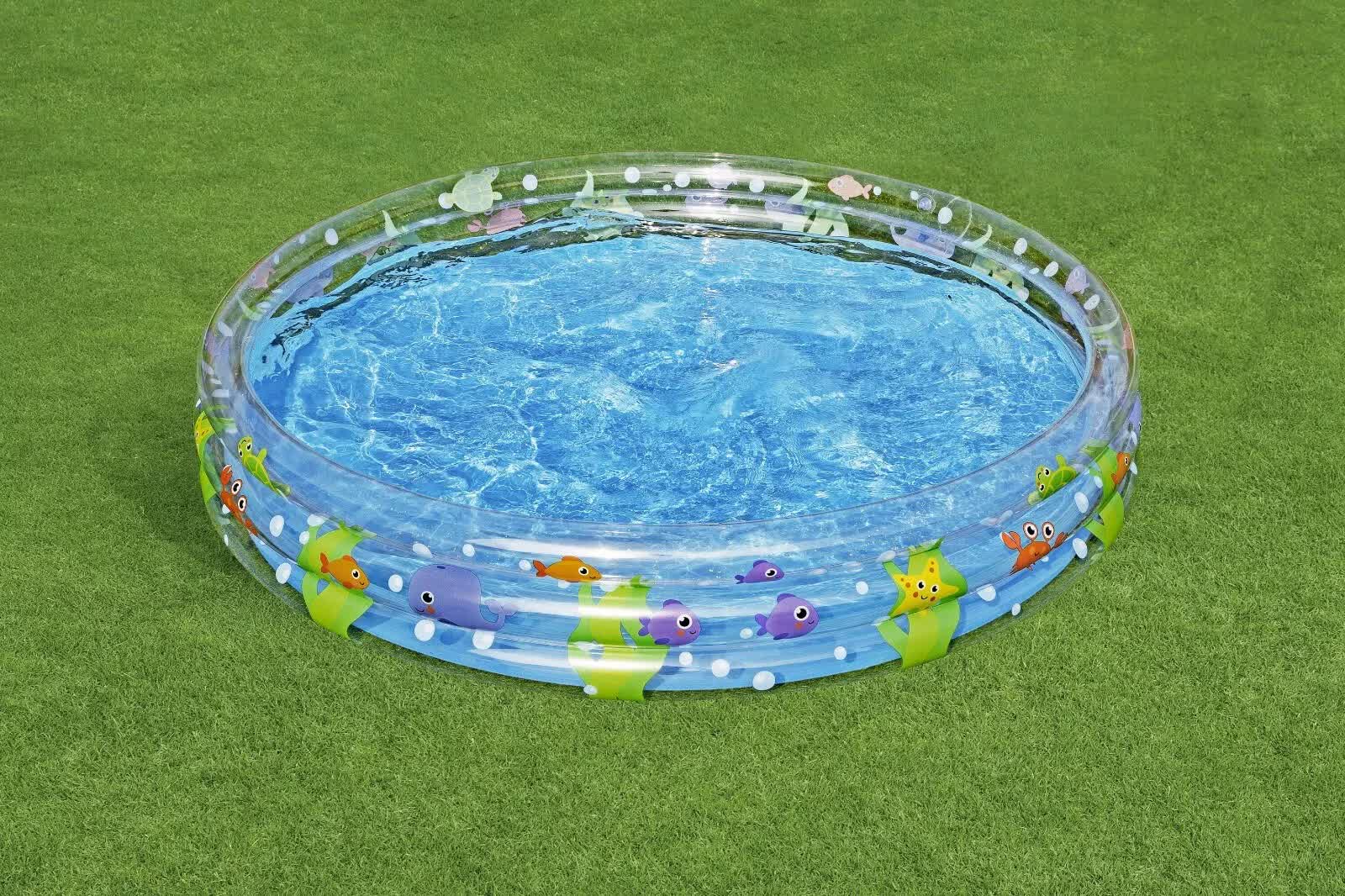 Bestway 1.83m x H33cm Deep Dive 3-Ring Inflatable Play Pool Bestway