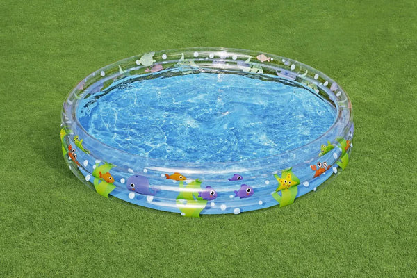 Bestway 1.83m x H33cm Deep Dive 3-Ring Inflatable Play Pool Bestway