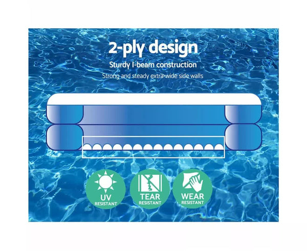 Bestway 2.62m x 1.75m x 51cm Blue Rectangular Family Pool Bestway