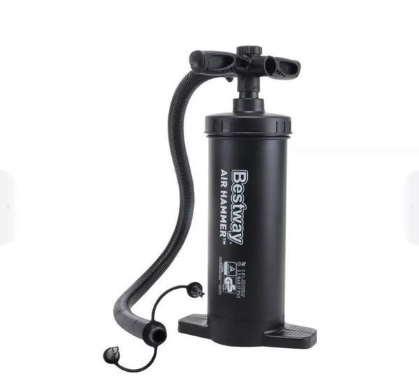 Bestway Air Hammer 2800 Manual Air Pump for Airbed, Swimming Pool, Toys, Kayaks Bestway