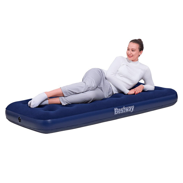 Bestway 1.85m x 76cm x 22cm Air Mattress Jr.Twin Indoor/Outdoor Heavy Duty Durable Camping Bestway