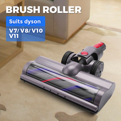 Alston Turbo Brush Roller Head Replacement for Dyson V7 V8 V10 V11 Y1W2 Cordless Vacuum Turbine Roller Brush Powerful Suction Soft Roller Gentle on Timber Floor Awezingly