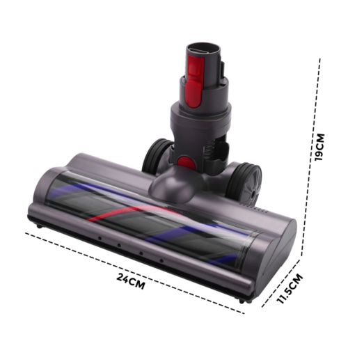 Alston Turbo Brush Roller Head Replacement for Dyson V7 V8 V10 V11 Y1W2 Cordless Vacuum Turbine Roller Brush Powerful Suction Soft Roller Gentle on Timber Floor Awezingly