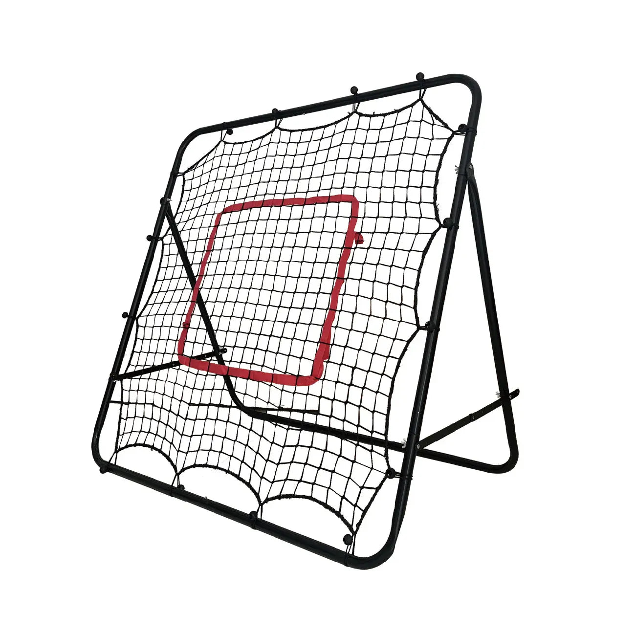 1m Football Rebounder Net Soccer Training Kickback Target Bounce Wall Detachable Metal Frame and PE Net For Passing Shooting Practice Sports Skills Trainer Unique