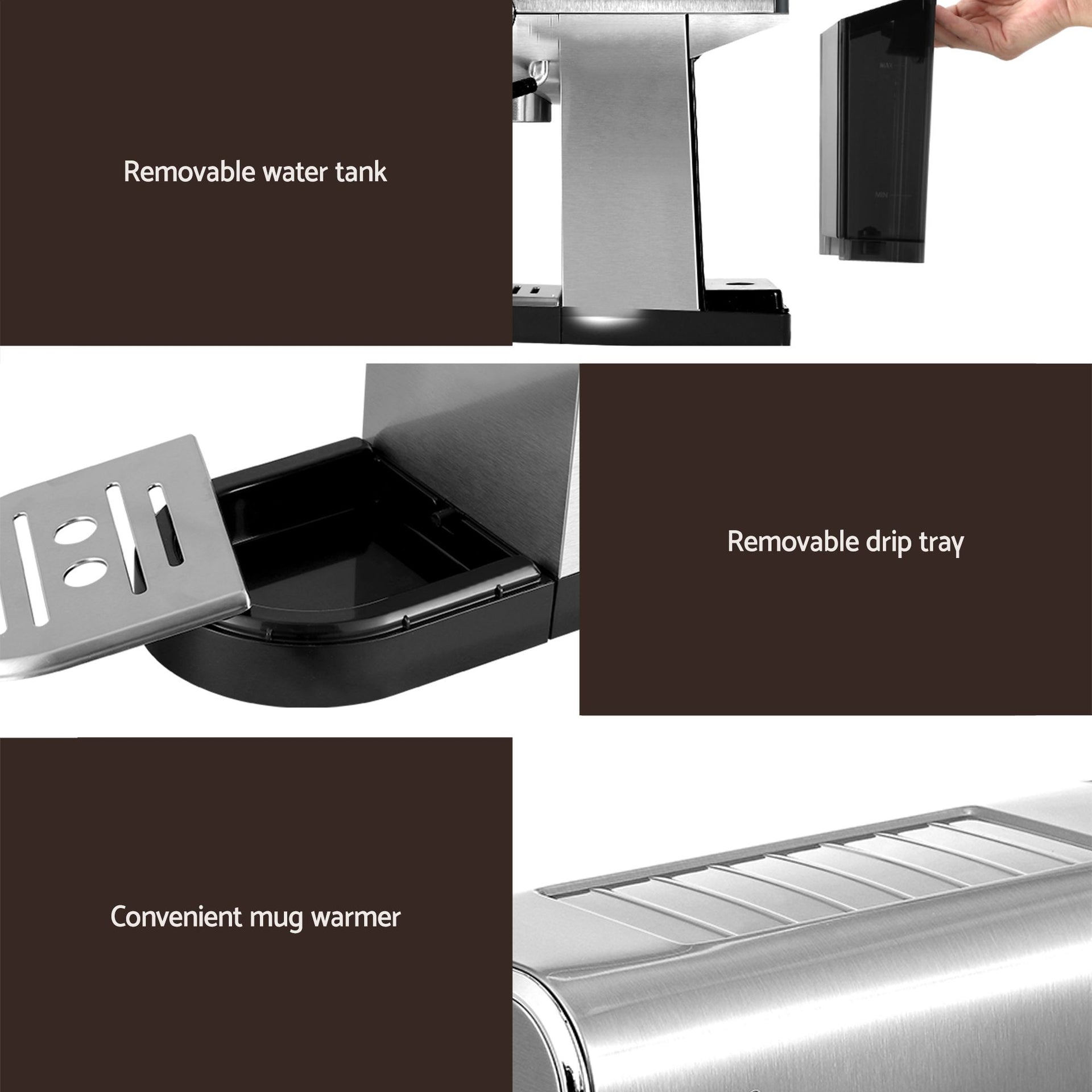 Devanti Cordless Wet Dry Vacuum Mop plus Coffee Maker Machine Espresso Awezingly