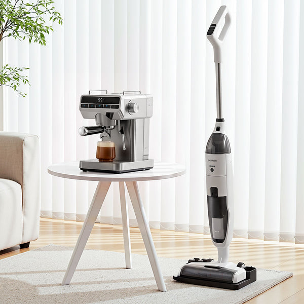 Devanti Cordless Wet Dry Vacuum Mop plus Coffee Maker Machine Espresso Awezingly