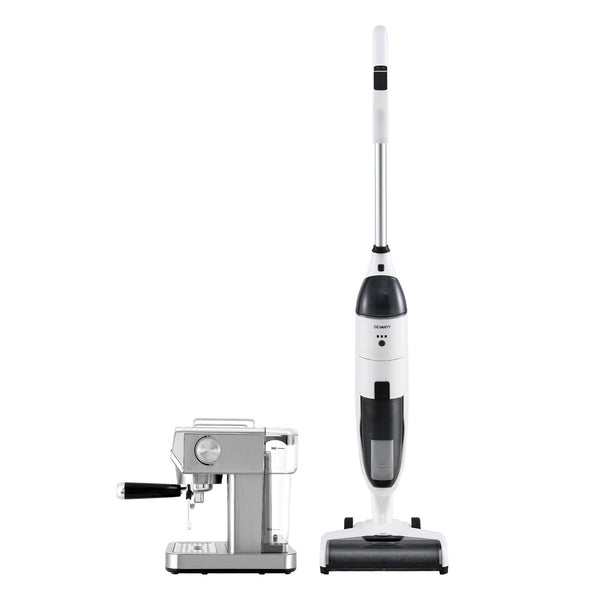 Devanti Cordless Wet Dry Vacuum Mop plus Coffee Maker Machine Espresso Awezingly