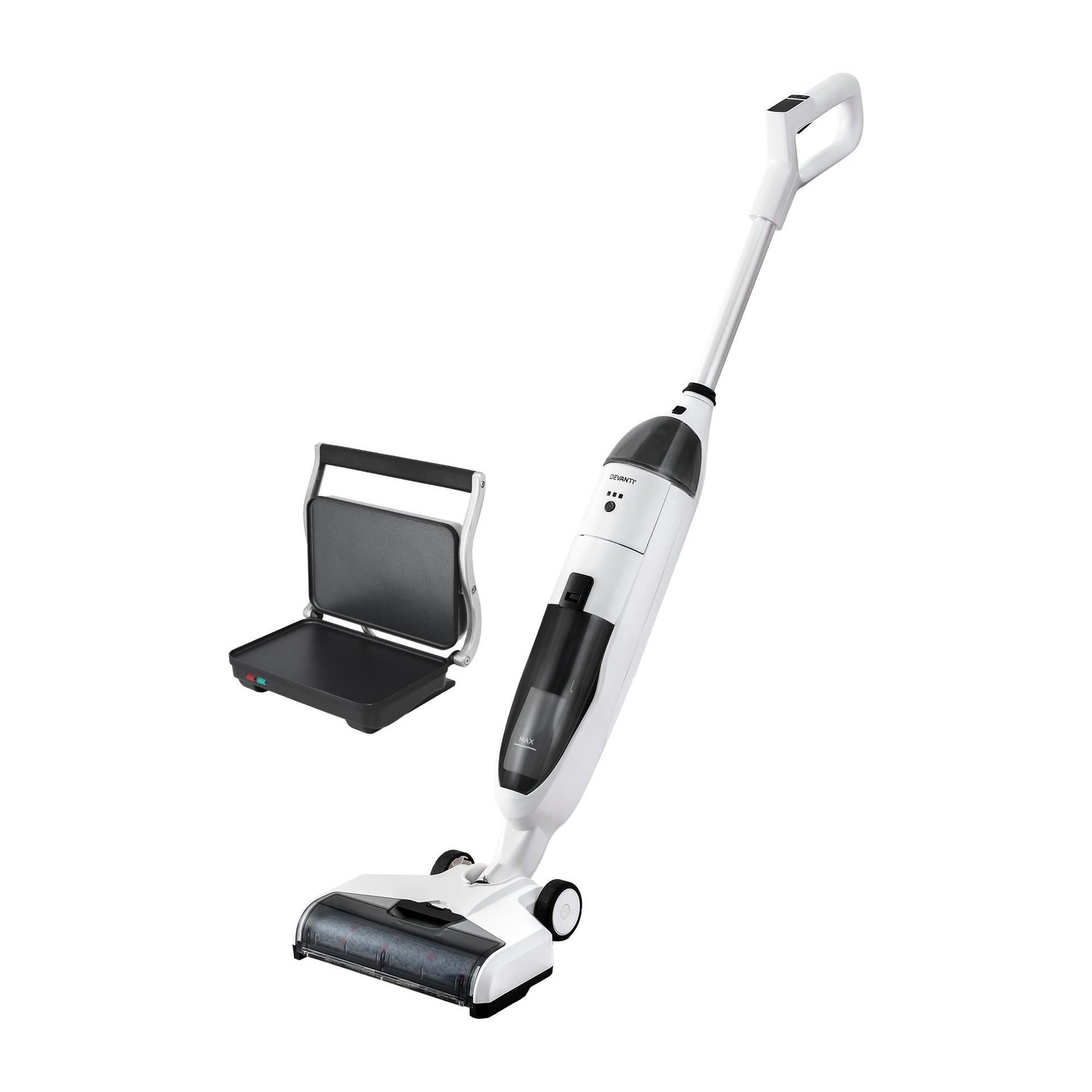 Devanti Cordless Wet Dry Vacuum Mop plus Sandwich Maker Panini Press Awezingly