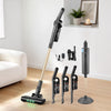 Devanti Cordless Vacuum Cleaner with Auto-Empty Dust Station, 18kPa Powerful Suction 1.05kg Lightweight 40Mins Runtime 3-Speed LED Floor Head Washable HEPA Filter Stick Vacuum, Grey