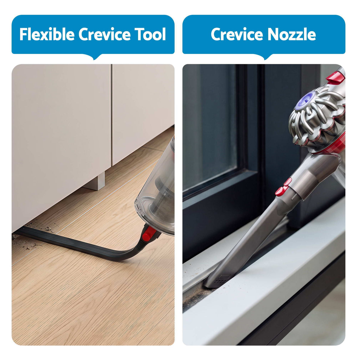 Vacuum Attachments 6 Pieces compatible with Dyson V5 V7 V8 V10 V11 Awezingly