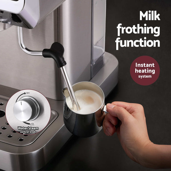 Devanti K7 Cordless Stick Vacuum Cleaner plus Coffee Maker Machine Espresso Devanti