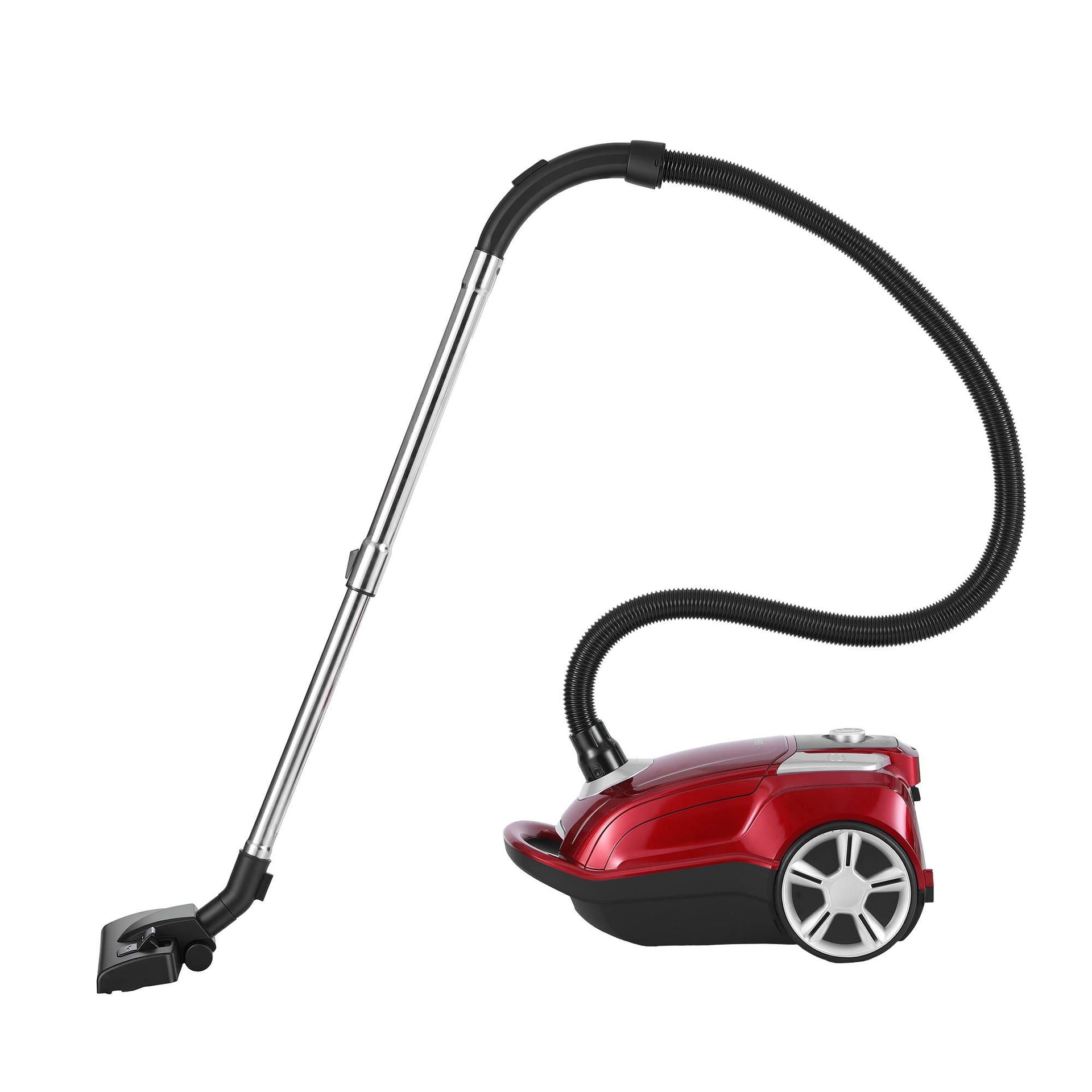 DEVANTI Bagged Vacuum Cleaner Powerful Suction for Carpet Wood Tile Floor Awezingly