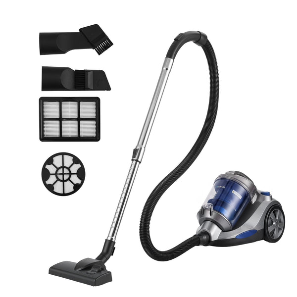 Devanti Vacuum Cleaner Bagless Canister 2000W 25kPa Powerful Suction 4L Awezingly