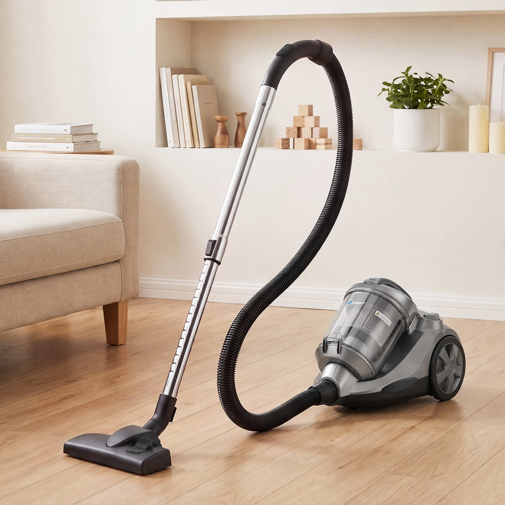 Devanti Vacuum Cleaner Bagless Canister 2000W 25kPa Powerful Suction 4L Awezingly