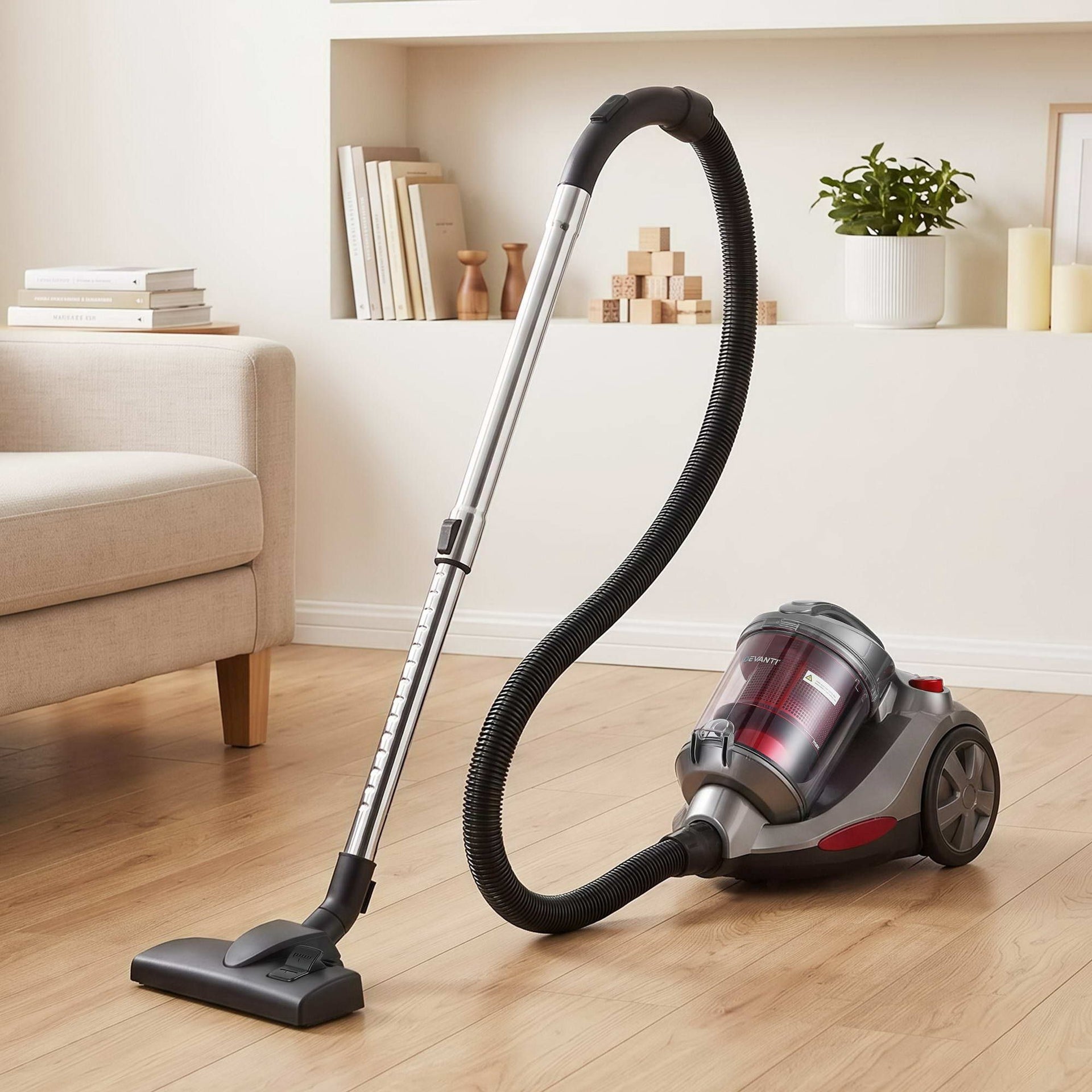Devanti Vacuum Cleaner Bagless Canister 2000W 25kPa Powerful Suction 4L Awezingly