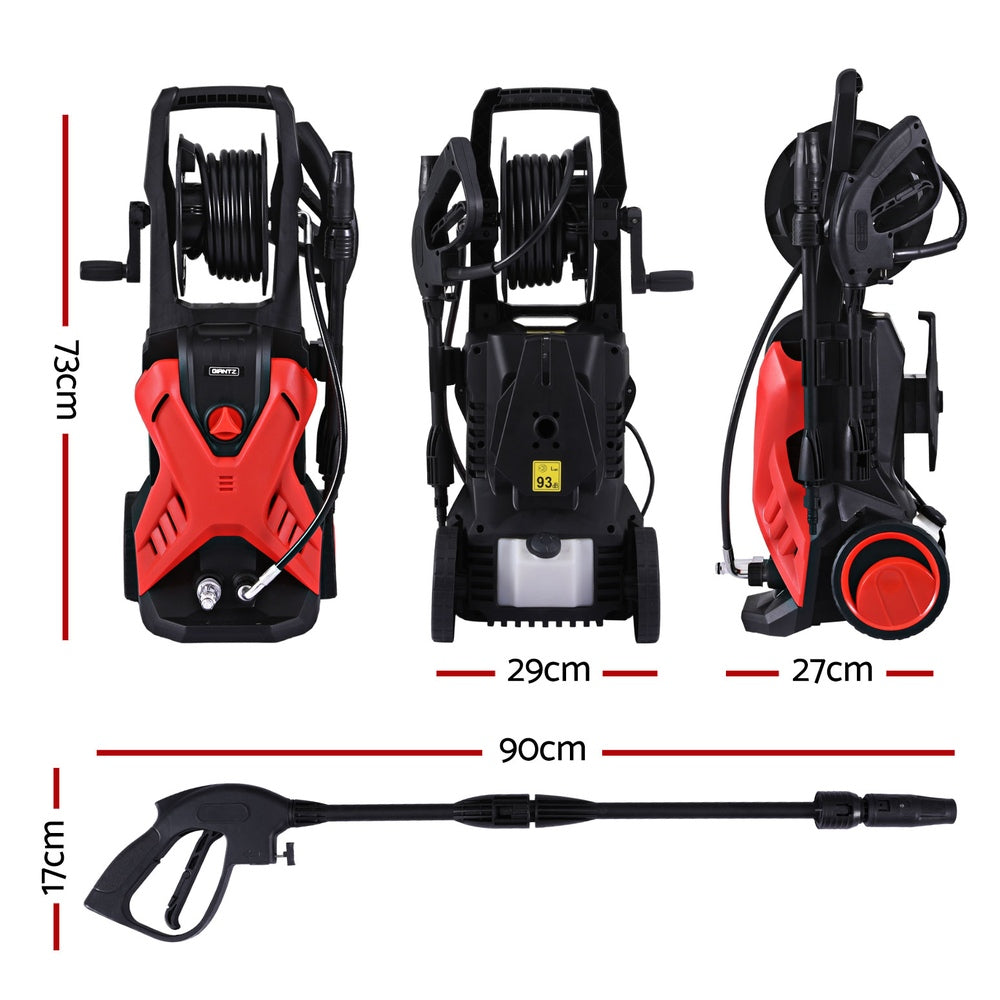 Giantz 2400PSI High Pressure Washer Electric Water Cleaner Pump 10M Jet Hose Gurney Awezingly