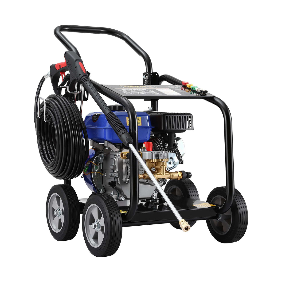 Giantz Petrol High Pressure Washer 3000PSI 7HP 4 Stroke Cleaner Commercial Blue Awezingly