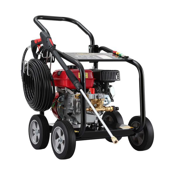 Giantz Petrol High Pressure Washer 3000PSI 7HP 4 Stroke Cleaner Commercial Red Awezingly
