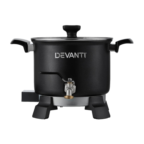 Devanti 5L Wax Melter Candle Making 1200W Melting Pot Furnace Quick Pour Spout Soy Soap Devanti