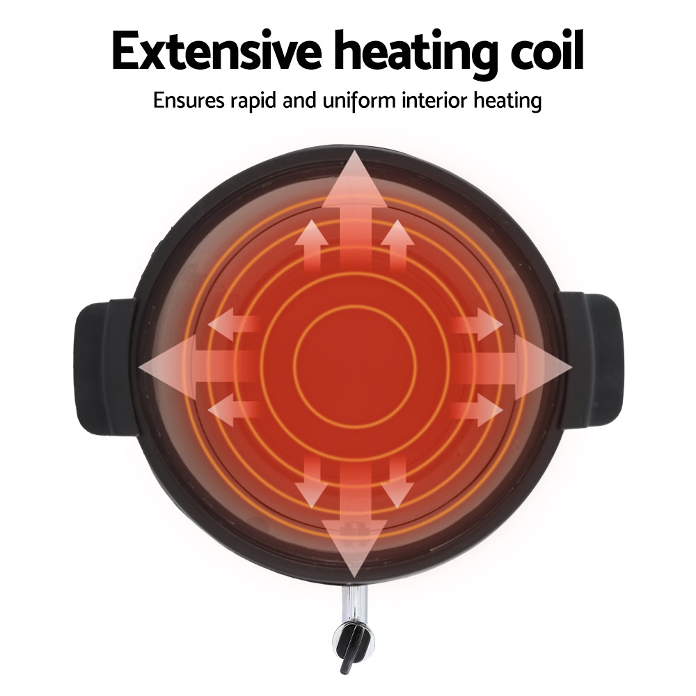 Devanti 5L Wax Melter Candle Making 1520W Melting Pot Furnace Pour Spout Soap Devanti